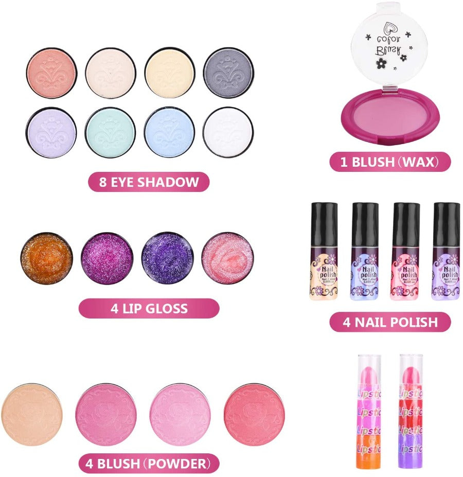 Mathea 29 Pcs Washable Makeup Toy Set