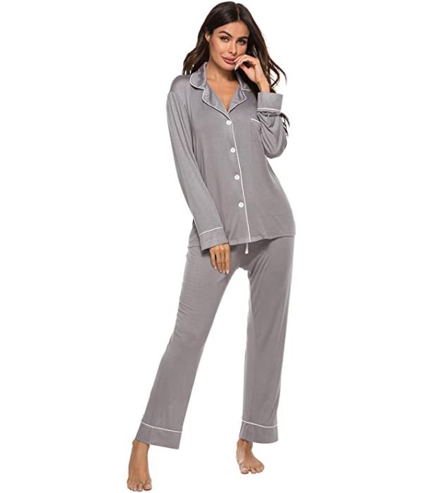 Mathea Womens Sleepwear Long Sleeve Sleepwear