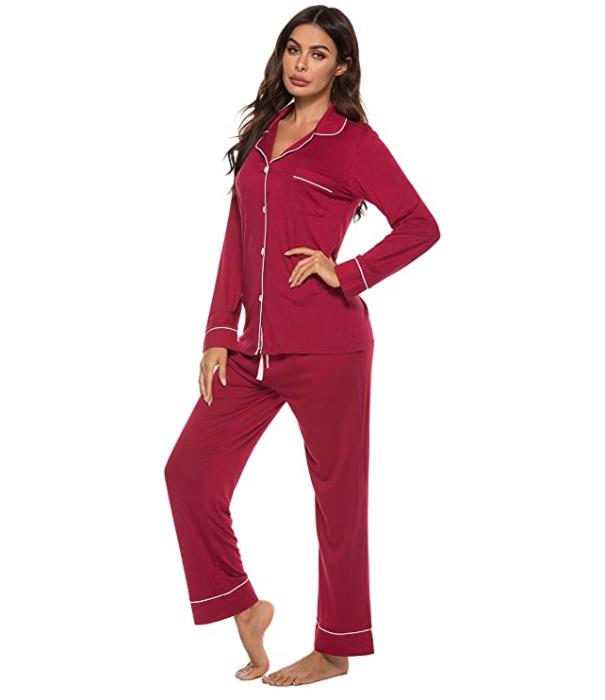 Mathea Womens Sleepwear Long Sleeve Sleepwear