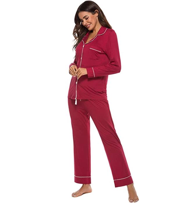 Mathea Womens Sleepwear Long Sleeve Sleepwear